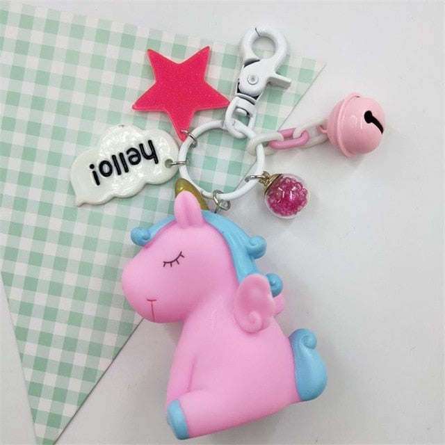 Hello Unicorn Keychain