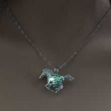 Glowing Horse Necklace