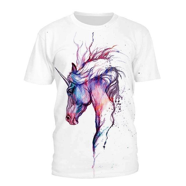 Horse Shirt - Artistic Unicorn by Sophia